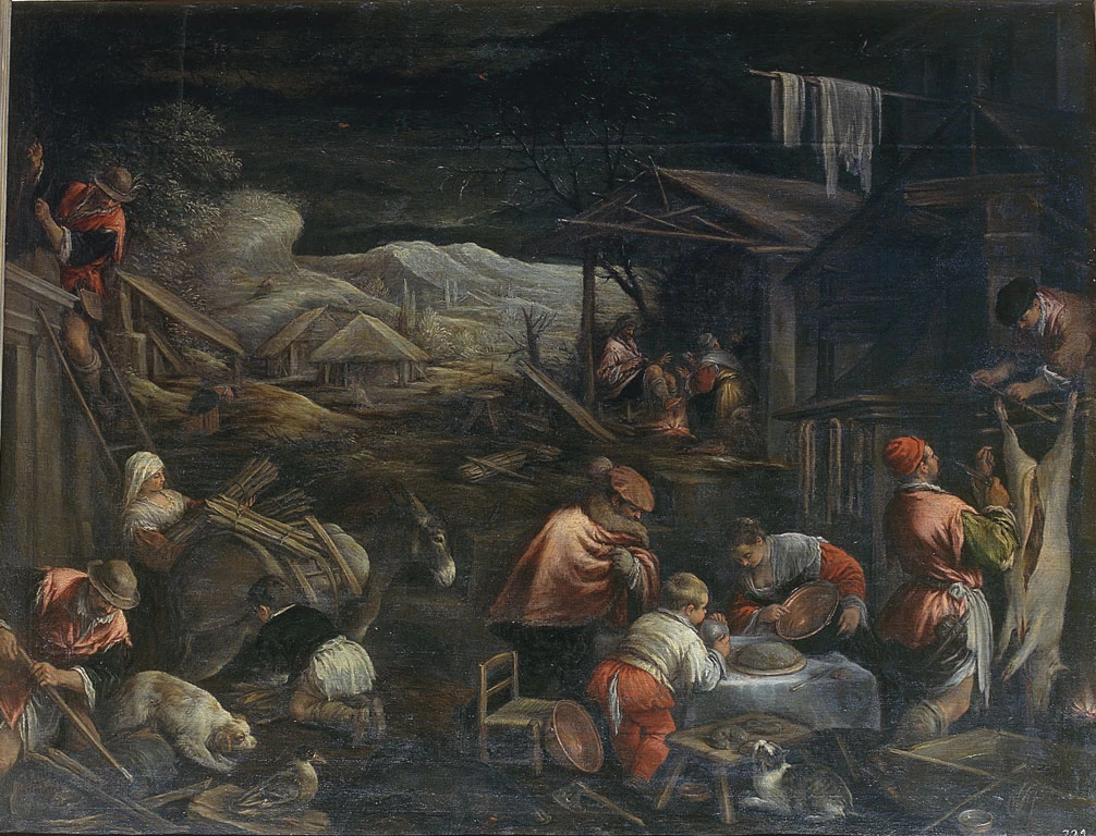 Inverno - Galleria Borghese, Roma, Jacopo da Ponte, detto Bassano